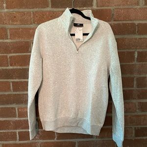 H & M 3/4 zip sweatshirt. Brand new.